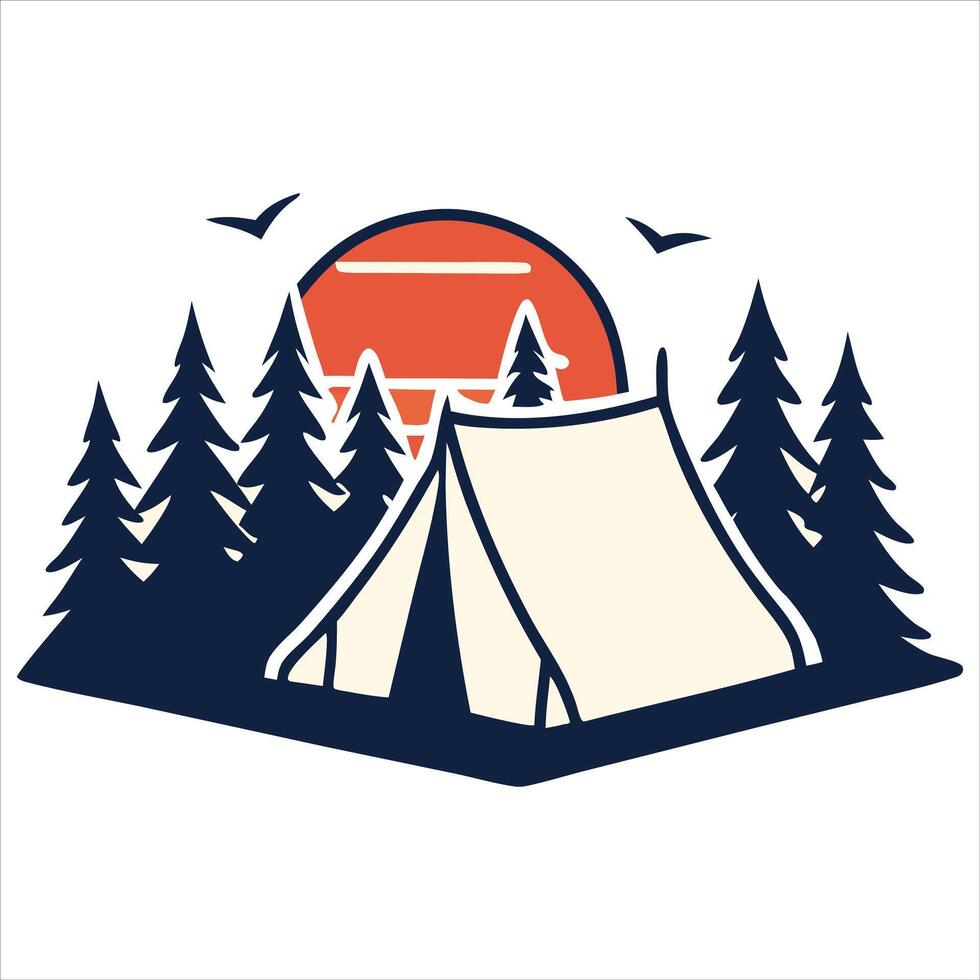 Gather Round the Campfire vector