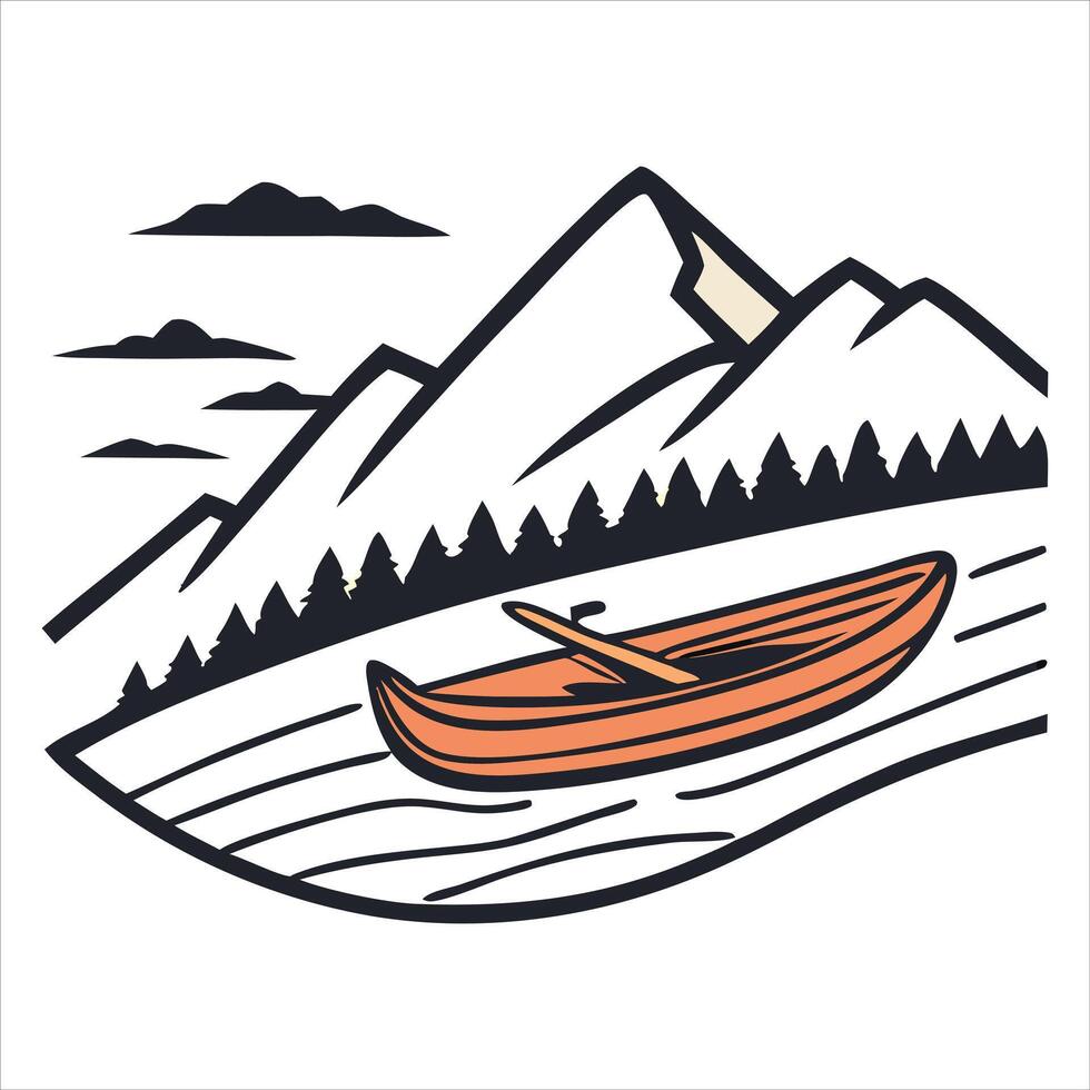 Step by Step to the Campsite vector
