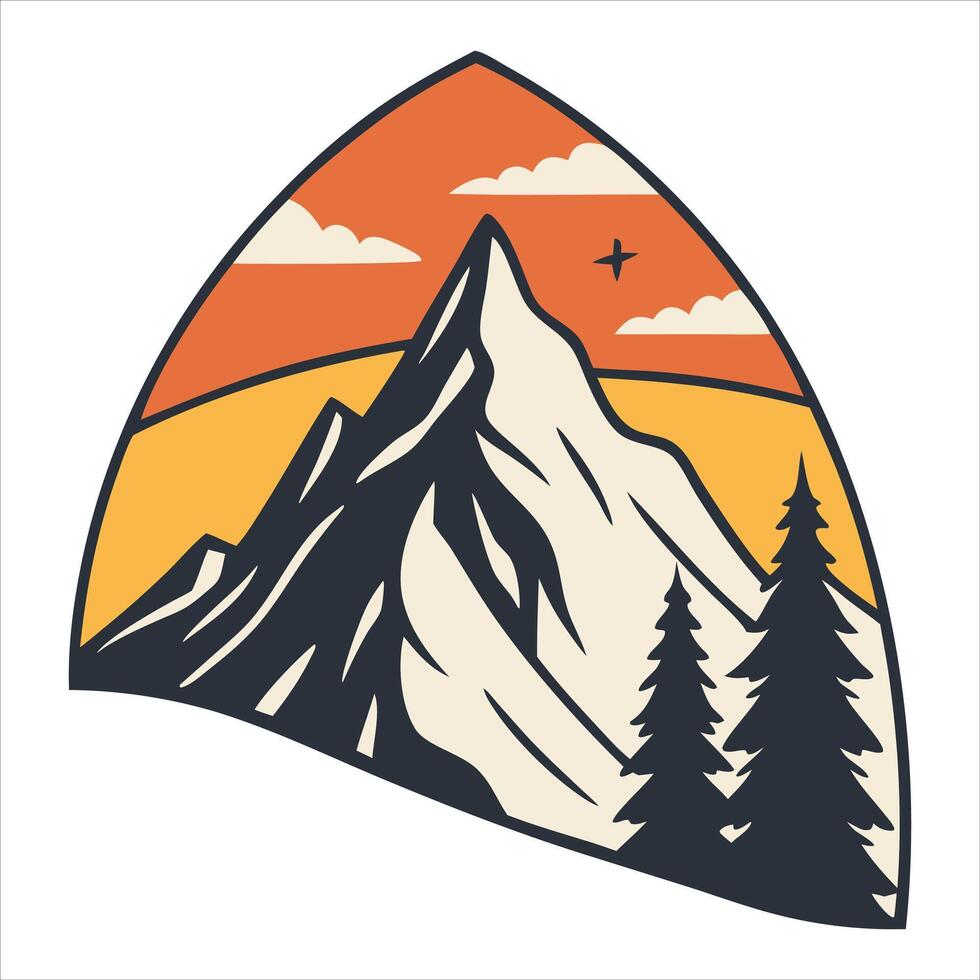 Find Your Peace in the Woods vector