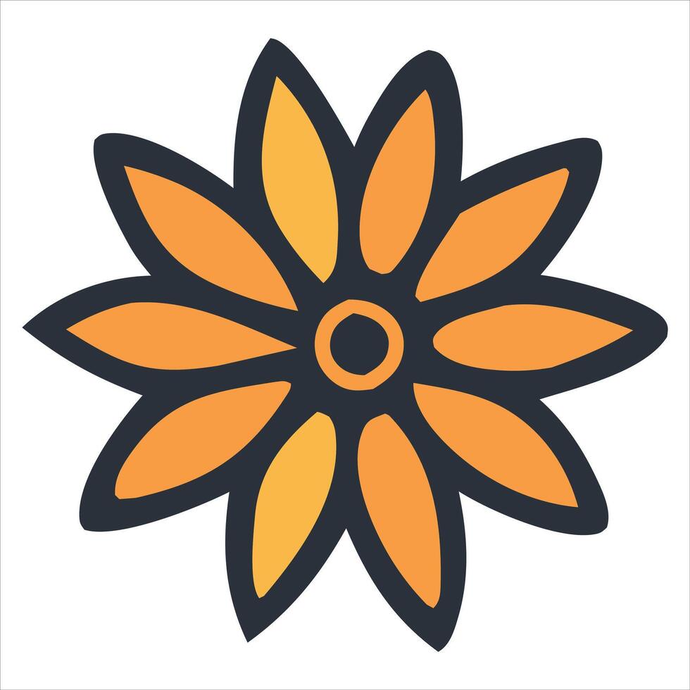 camping t shirt element flower vector