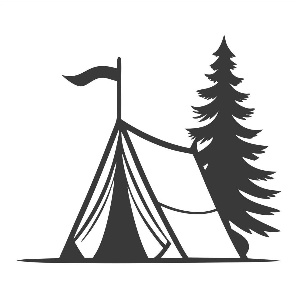 Minimalist by Nature, Camper by Choice vector