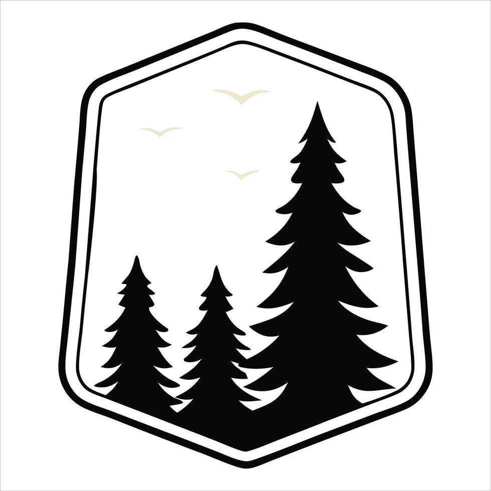 Autumn Leaves and Camping Dreams vector