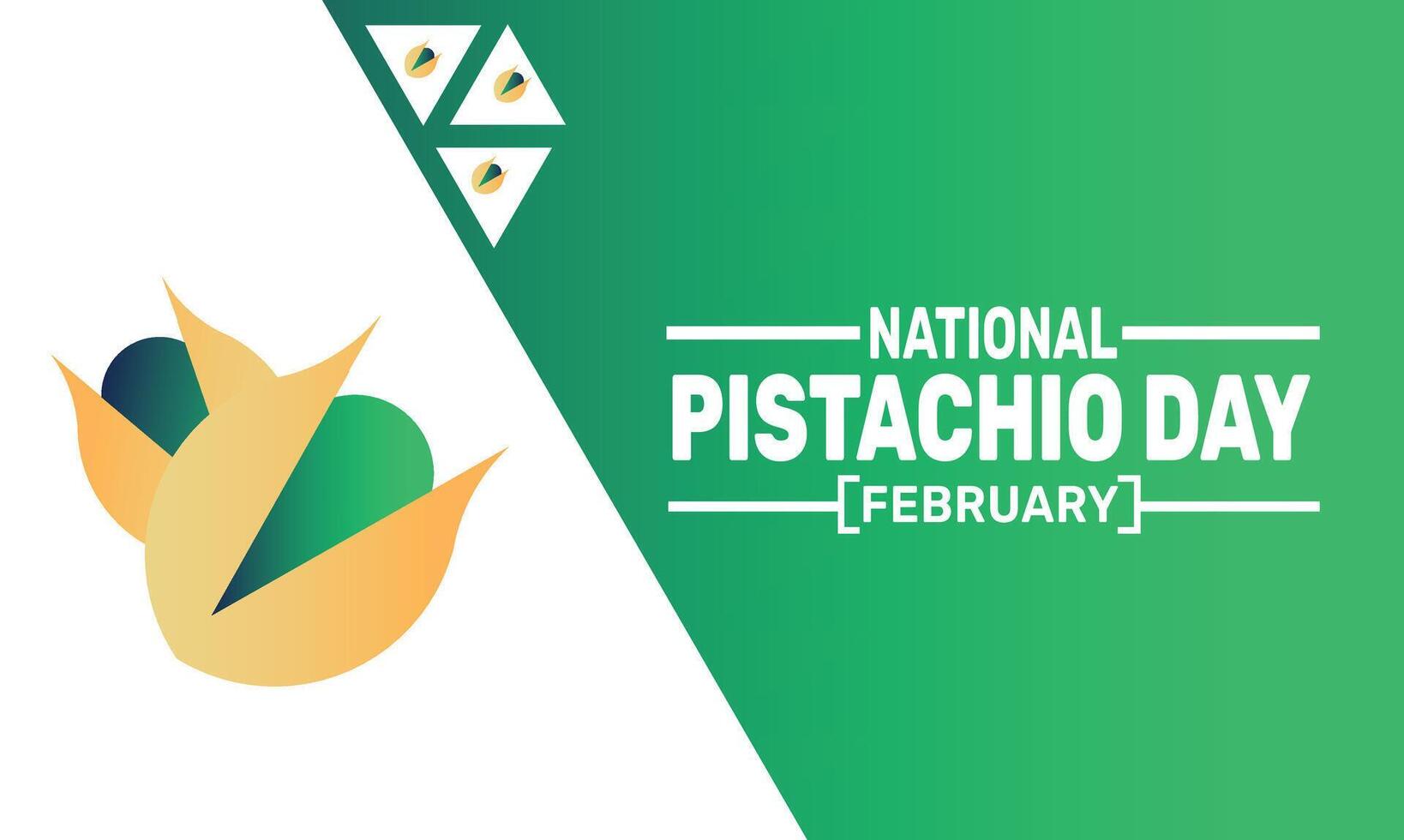 Celebrate National Pistachio Day by enjoying the crunchy and nutritious snack that is rich in protein and healthy fats. vector