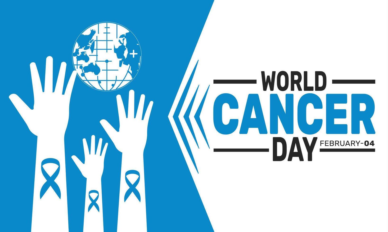World Cancer Day reminds us of the global fight against cancer, advocating for early detection, treatment innovation, and support systems for those affected, helping to improve cancer care for all. vector