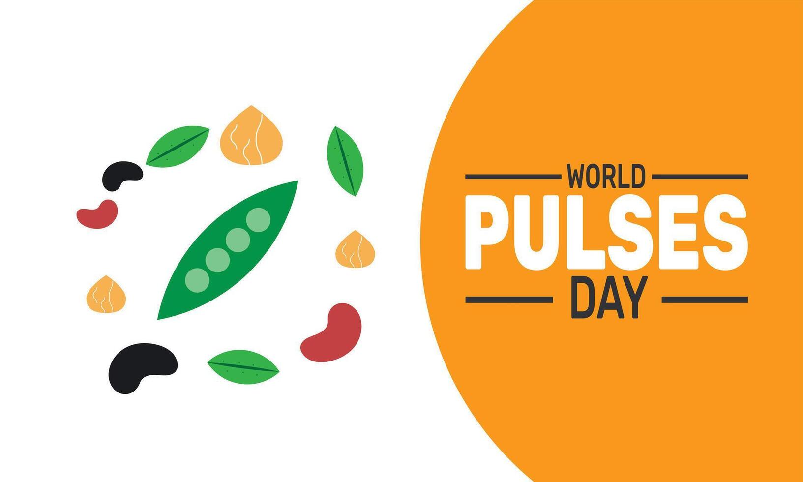World Pulses Day focuses on promoting pulses as essential sources of plant-based protein, fiber, and nutrients, encouraging sustainable food practices and healthy eating worldwide. vector