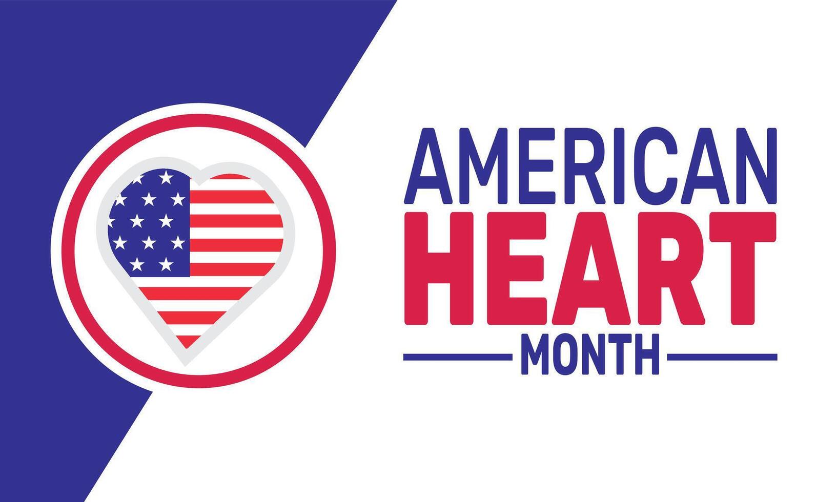 Join the movement this American Heart Month Spread awareness, take care of your heart, and empower others to prioritize cardiovascular health for a better, longer life. vector
