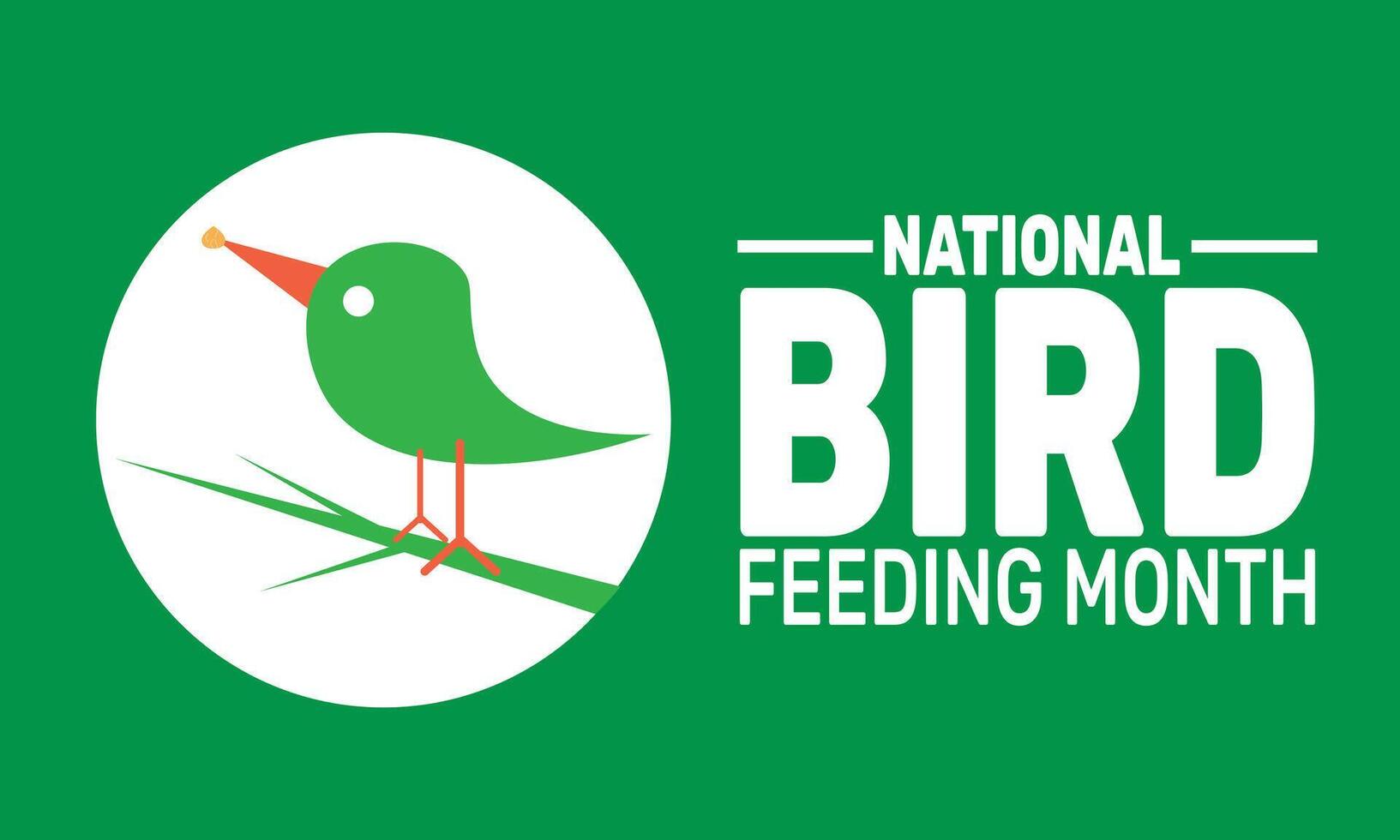 Bird feeding month highlights the importance of helping birds during harsh weather. By offering food like grains and fruits, you can support their survival and enjoy their beauty in your area. vector