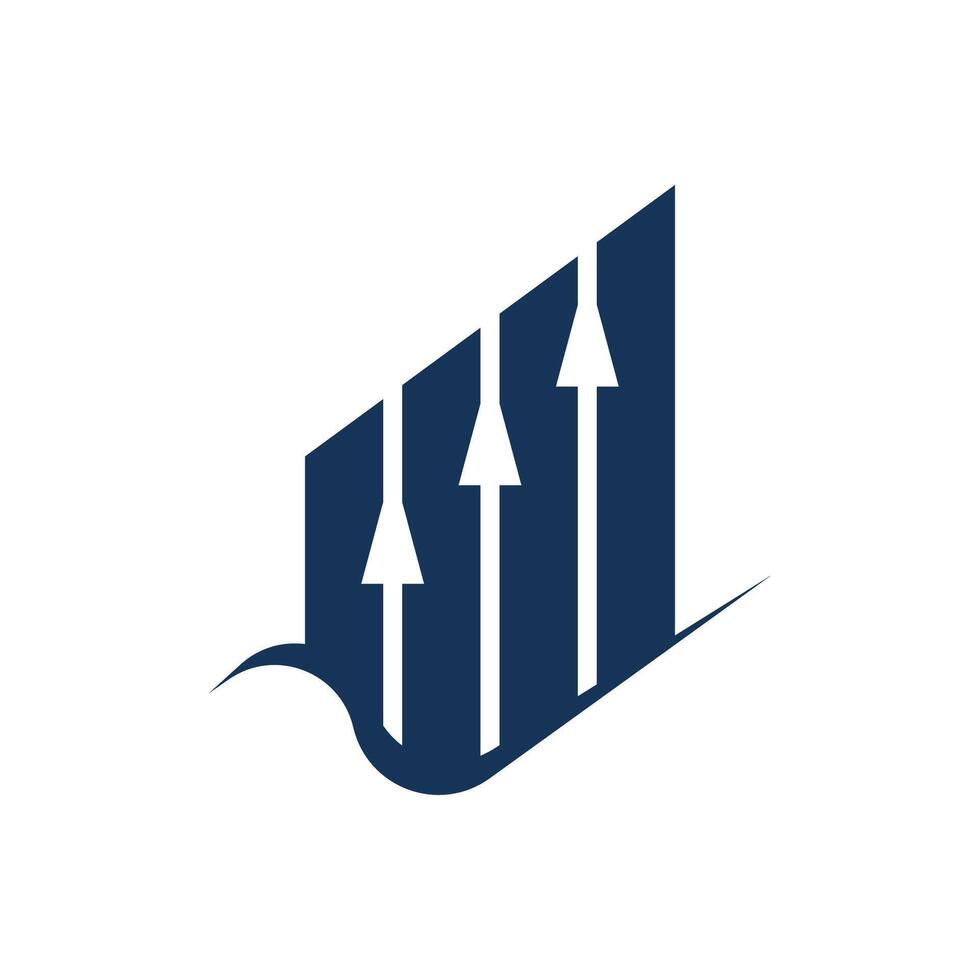 Business finance logo template icon vector