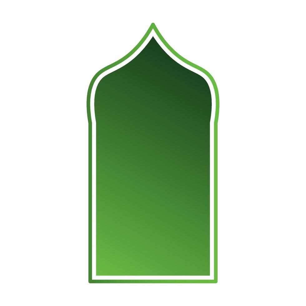 islamic ramadan frame element decoration vector