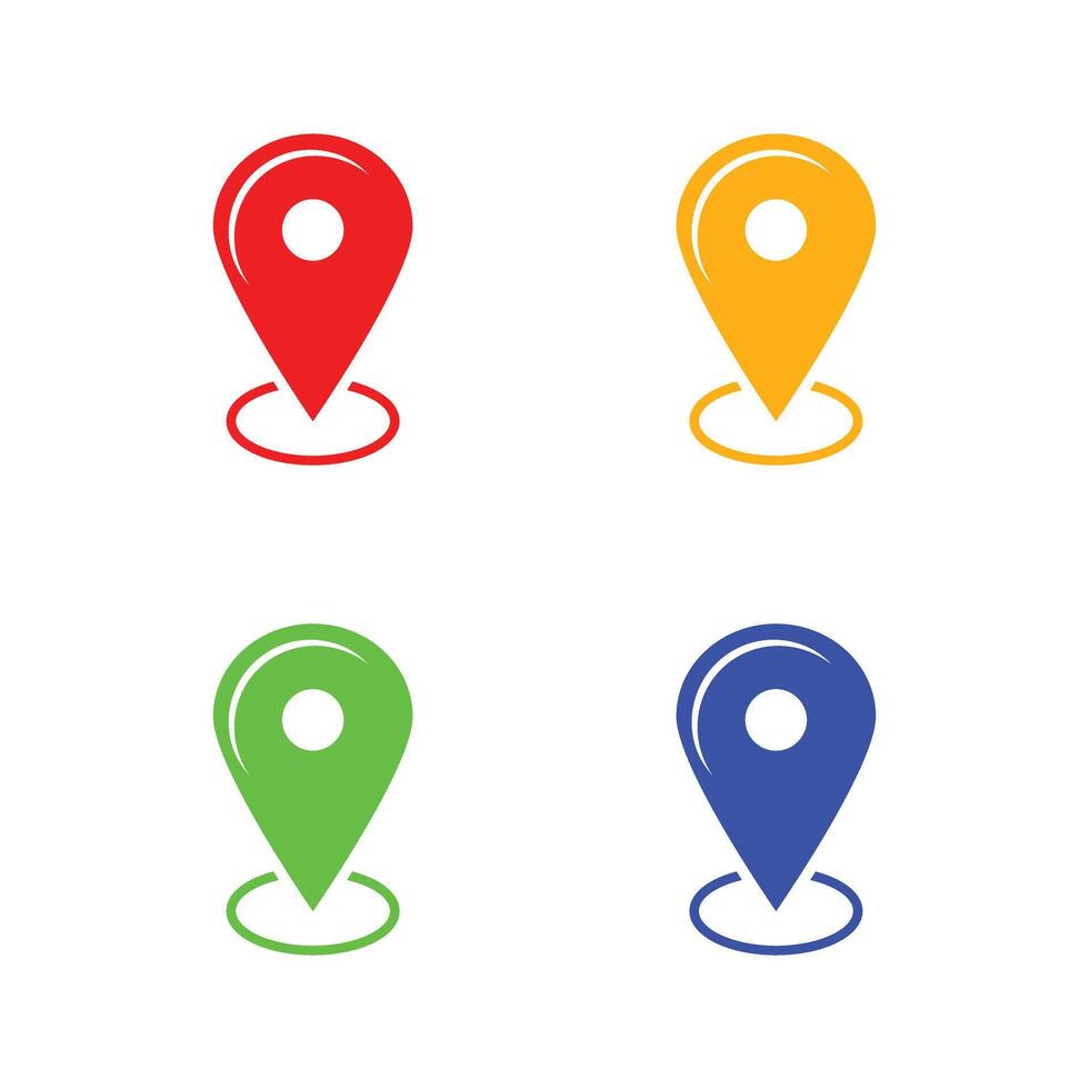 Location ins Multiple Colours vector