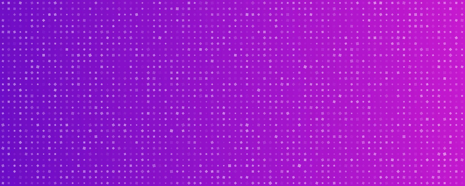 Abstract purple gradient geometric background with squares vector