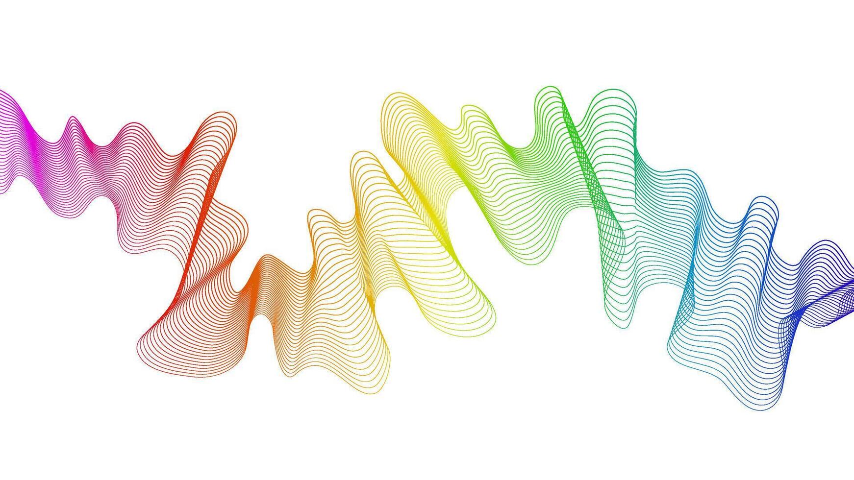Abstract backdrop with wave vector