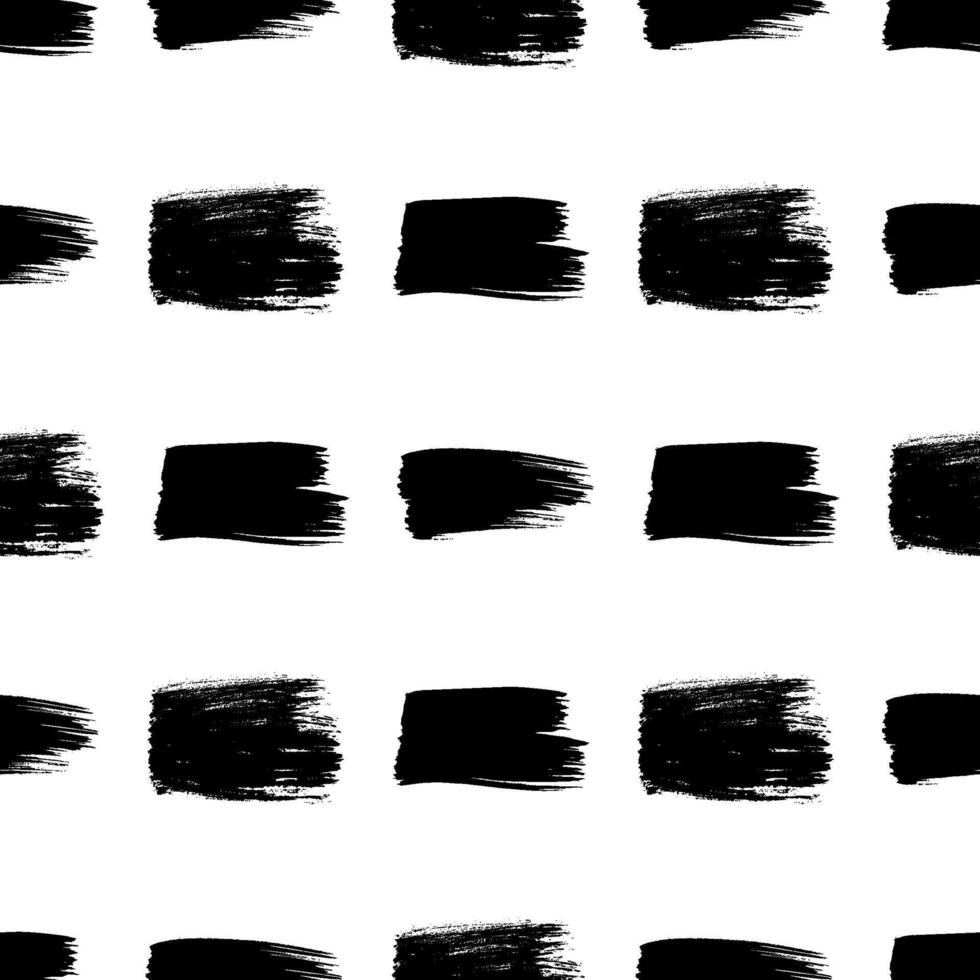 Seamless pattern with hand drawn smears vector