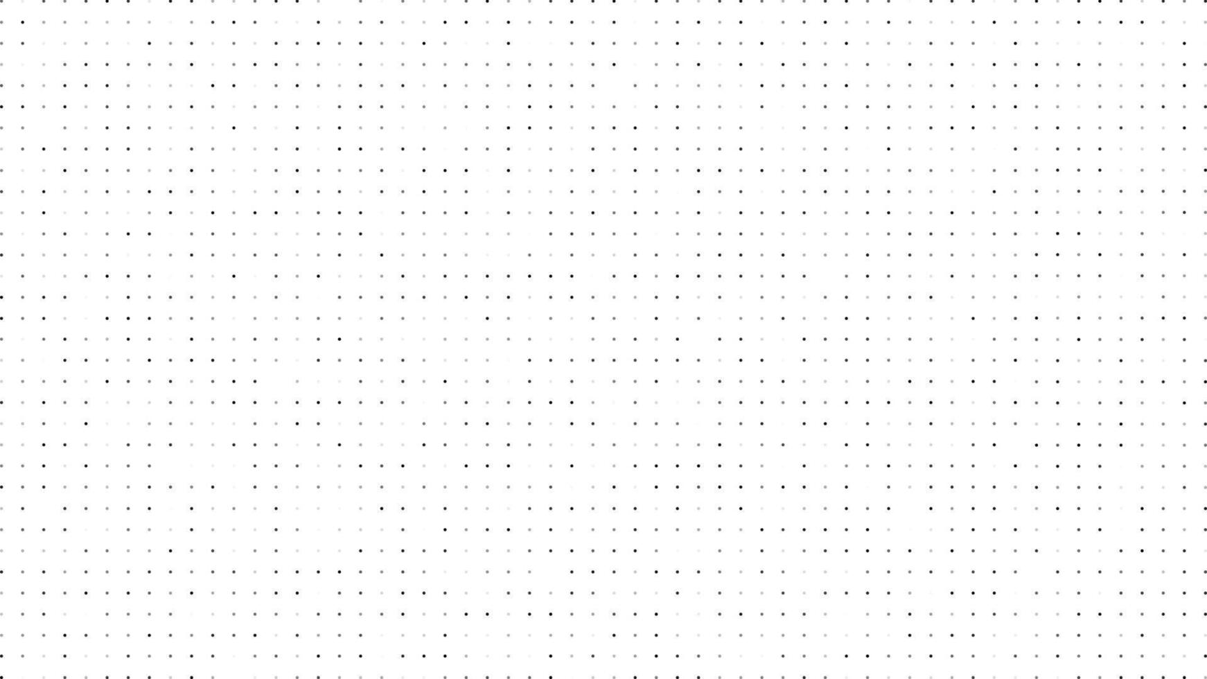 Monochrome halftone background with dots on white vector