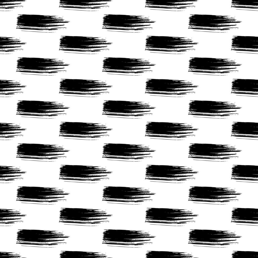 Seamless pattern with scribble smears on white vector