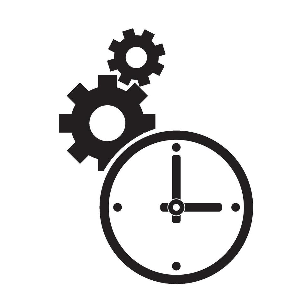 time management illustration design template vector