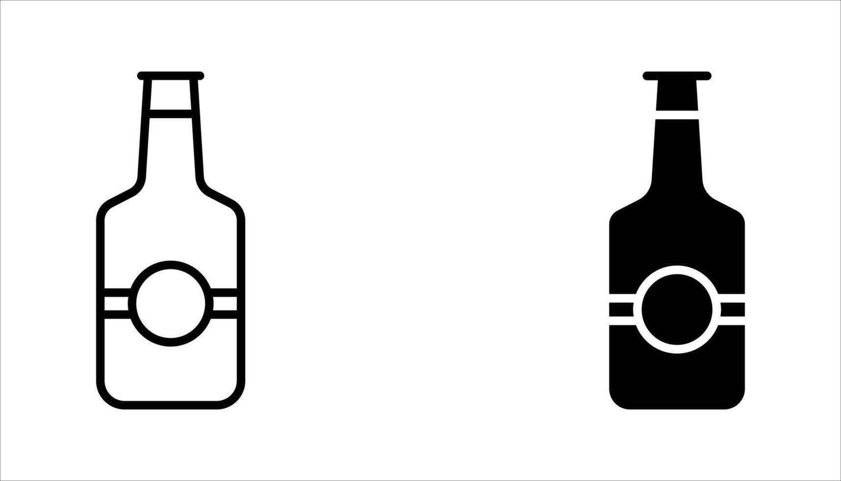Cold Beer Bottle vector