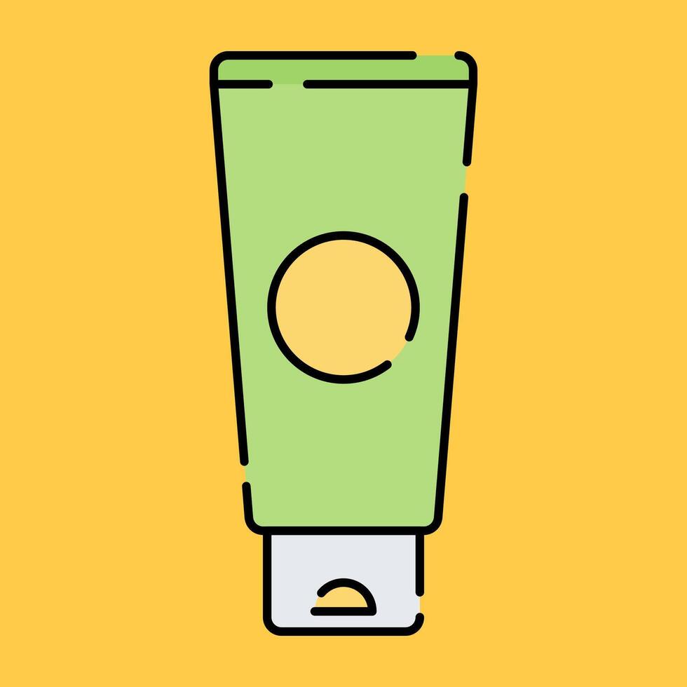 Sunscreen Icon Illustration vector