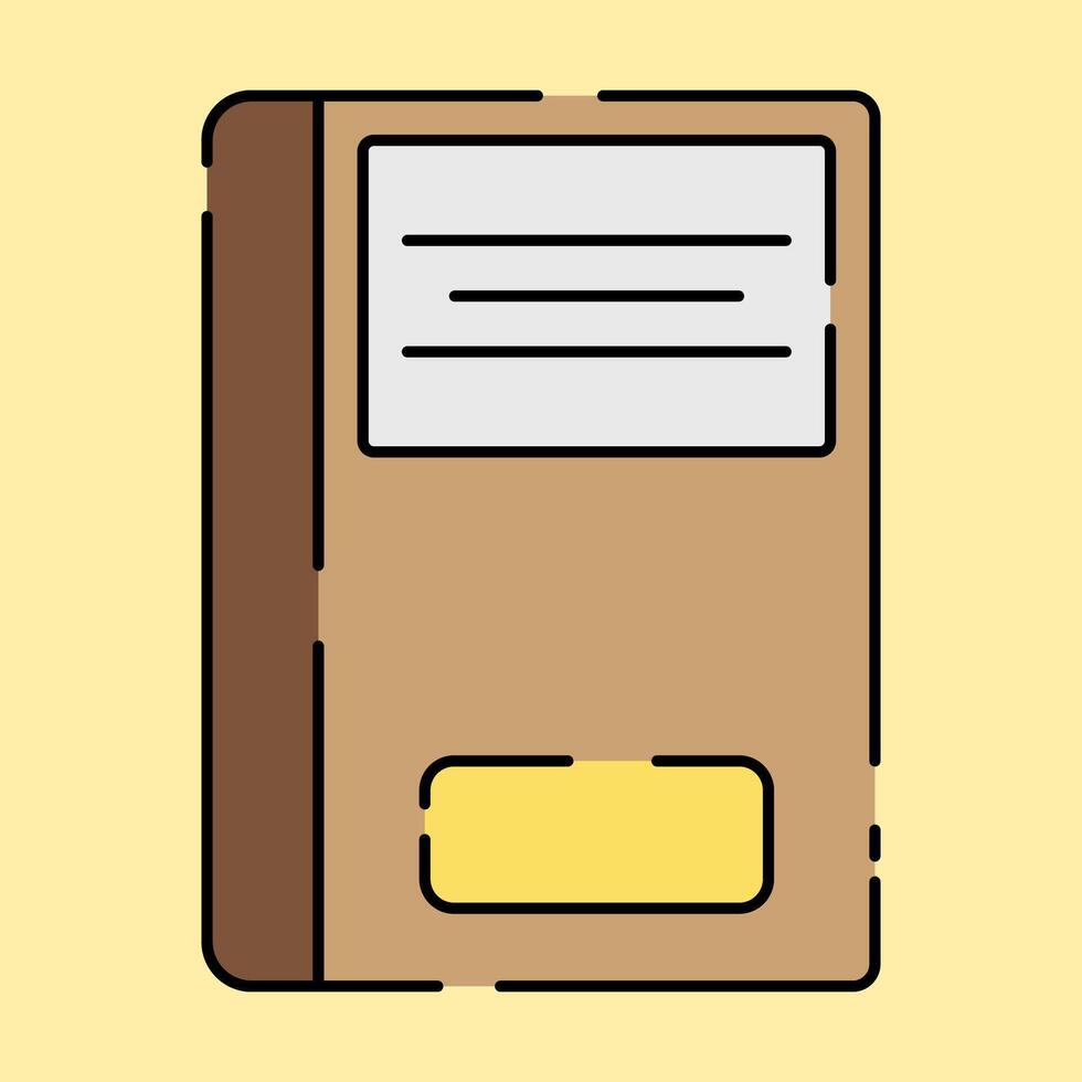 Notebook Icon Illustration vector
