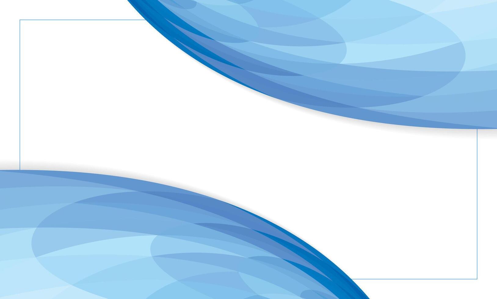 abstract modern blue wave background vector