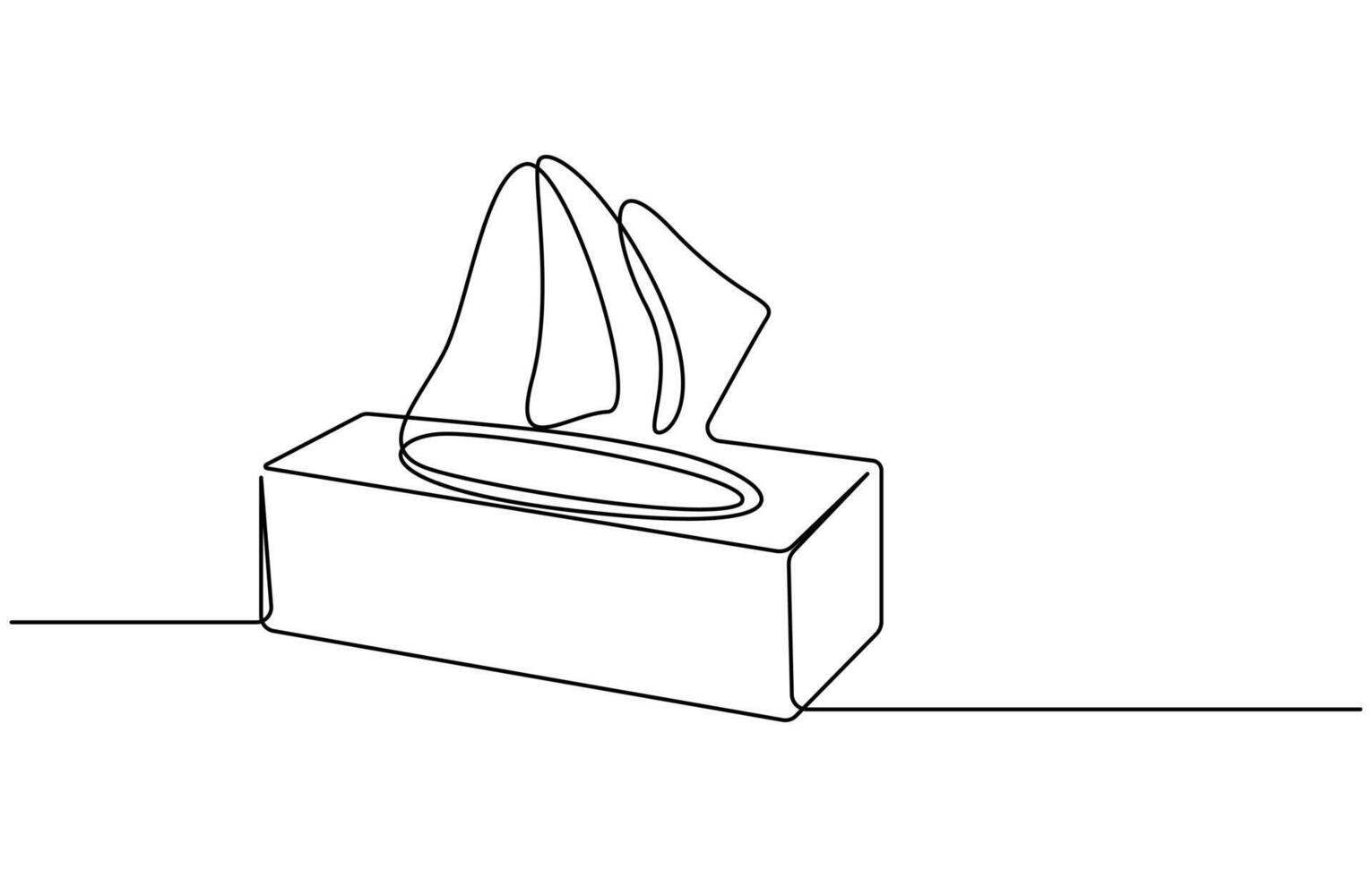 continuous one line vector