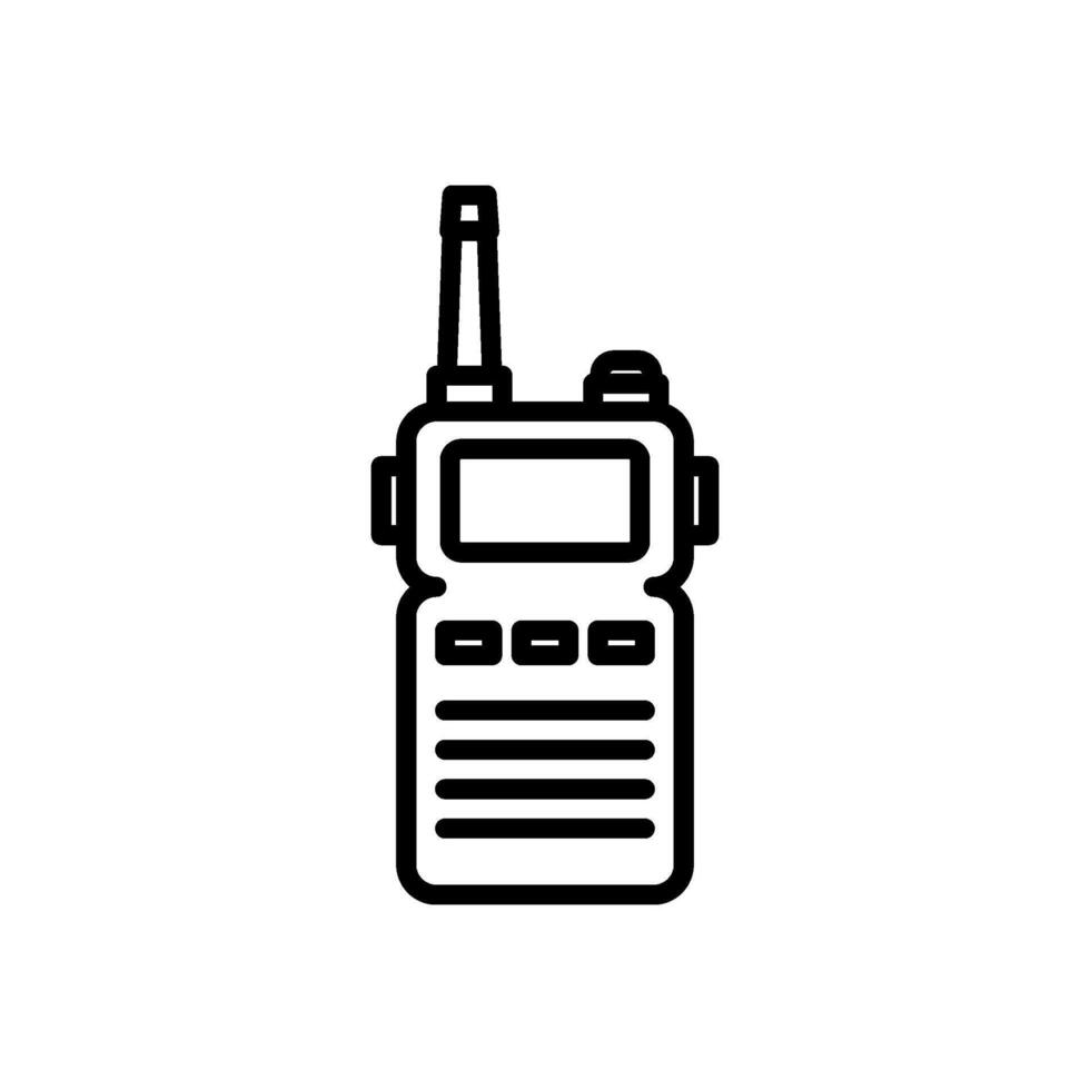 Transceiver icon, line style icon vector