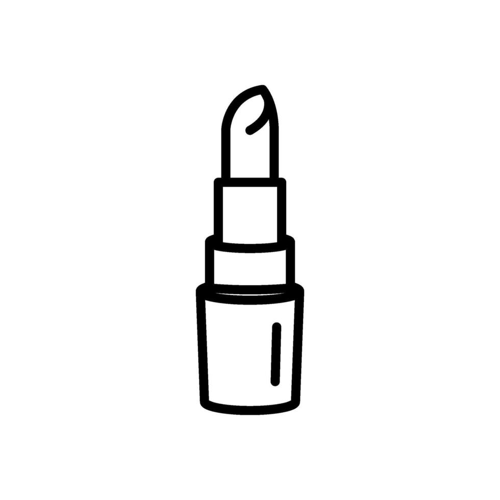 Lip stain icon, line style icon vector