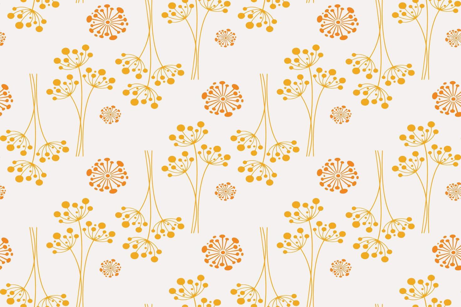 Floral ornamental seamless pattern for fabric vector