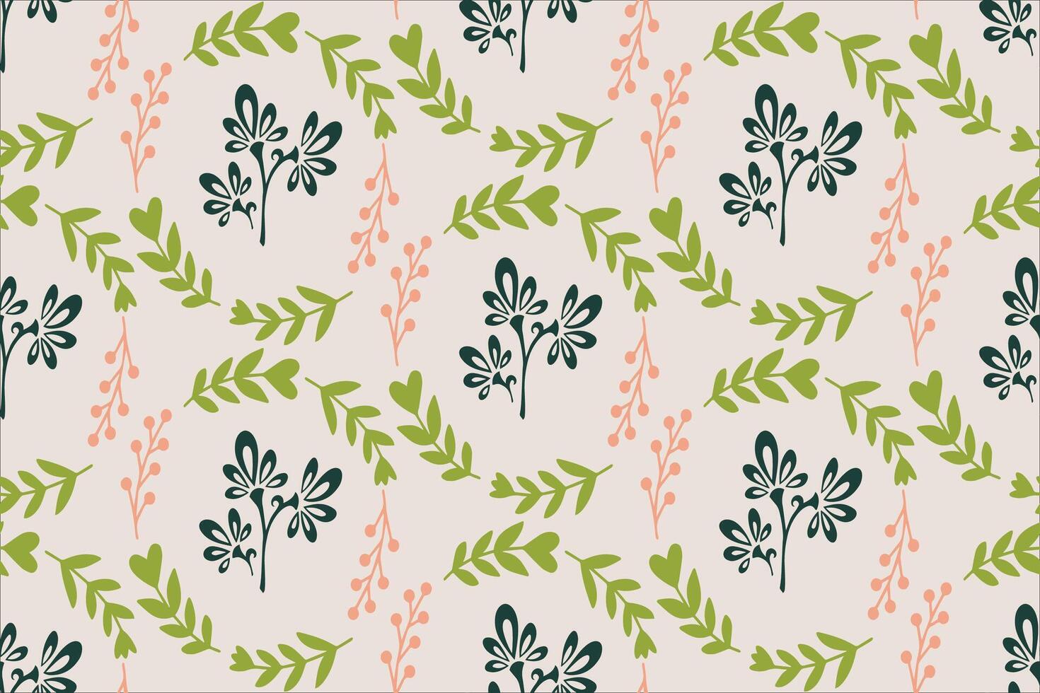 Intricate floral seamless pattern for stationery vector