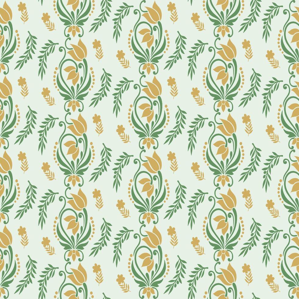 Intricate seamless ornamental design for prints vector