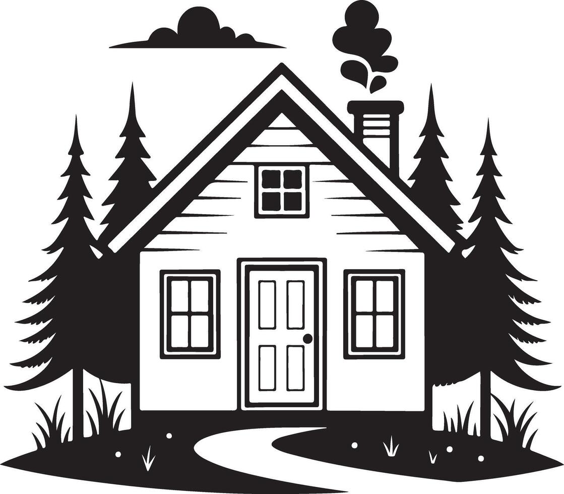 Home icon silhouette design vector
