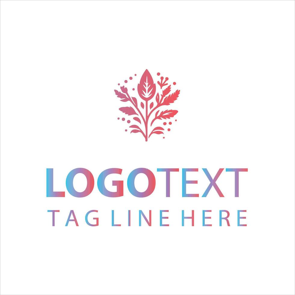 Fragrant Fields Aromatic Flower Logo vector