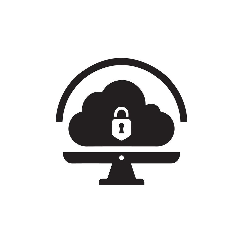 cloud computing icon, security, cloud computing, cloud security, cloud security icon, cloud security vector