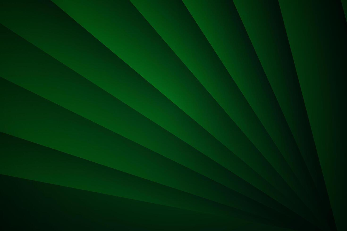 Abstract dark green geometric background template with curved rectangle pattern. Green background with trendy design. Eps10 vector