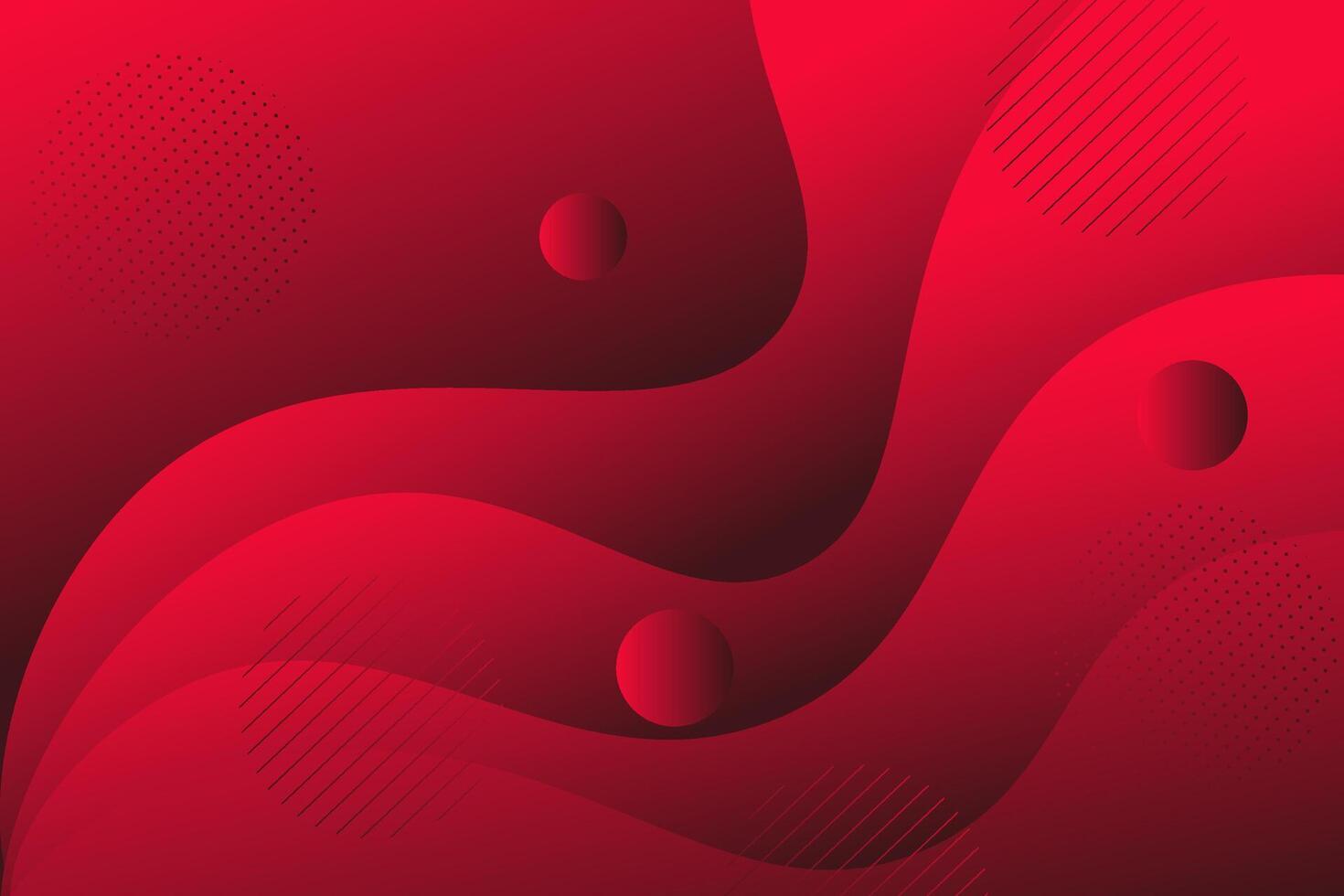 Abstract red wave geometric banner background with 3d look and simple pattern. Cool design and luxury. eps10 vector