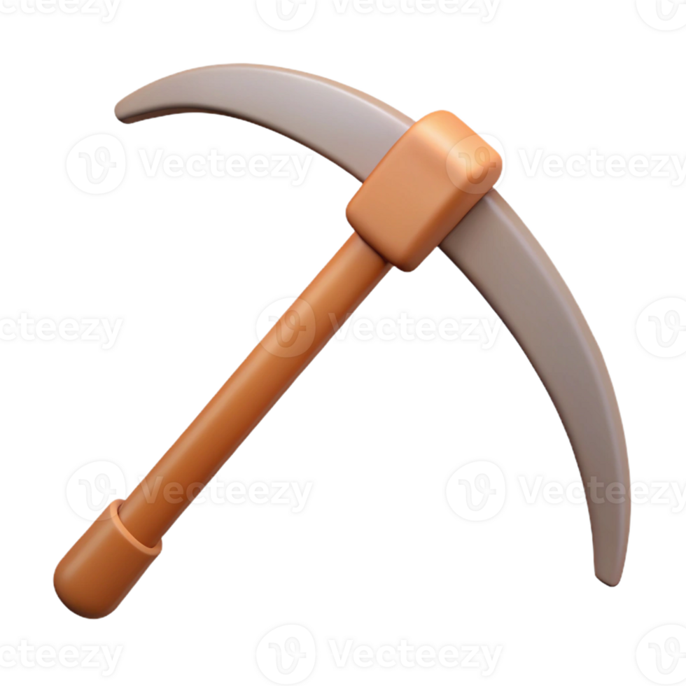 3D Scythe for Harvesting and Farming png