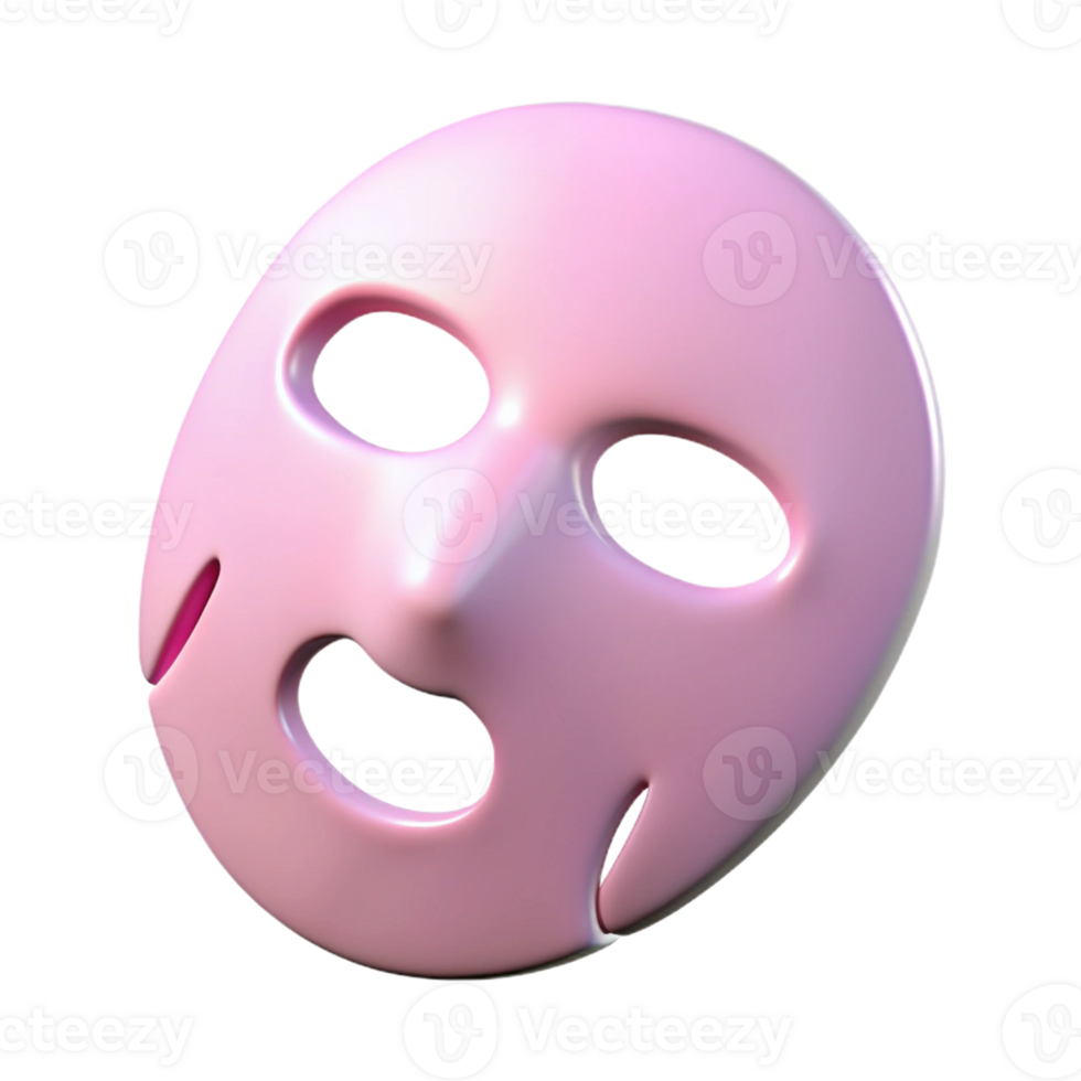 Beauty Sheet Mask for Smooth Skin in 3D Design png