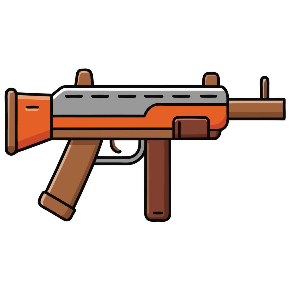 Design of DP-28 Gun in Detail vector