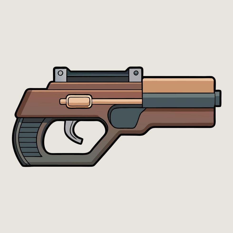 FN P90 Flat Design vector