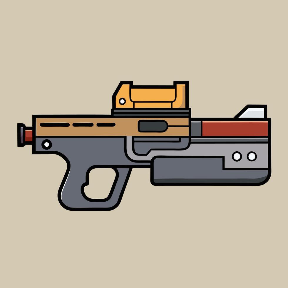 FN P90 Military Gun Design vector