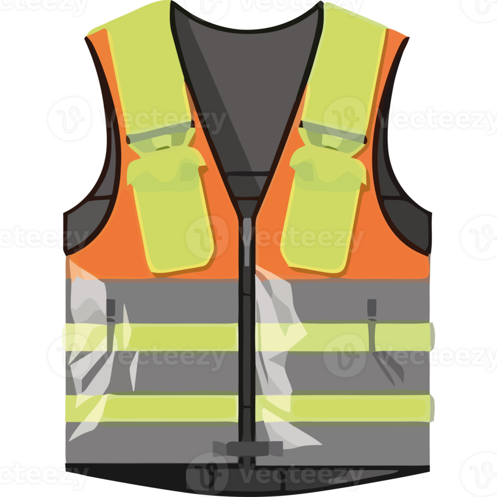 Protective workwear safety equipment icon isolated png