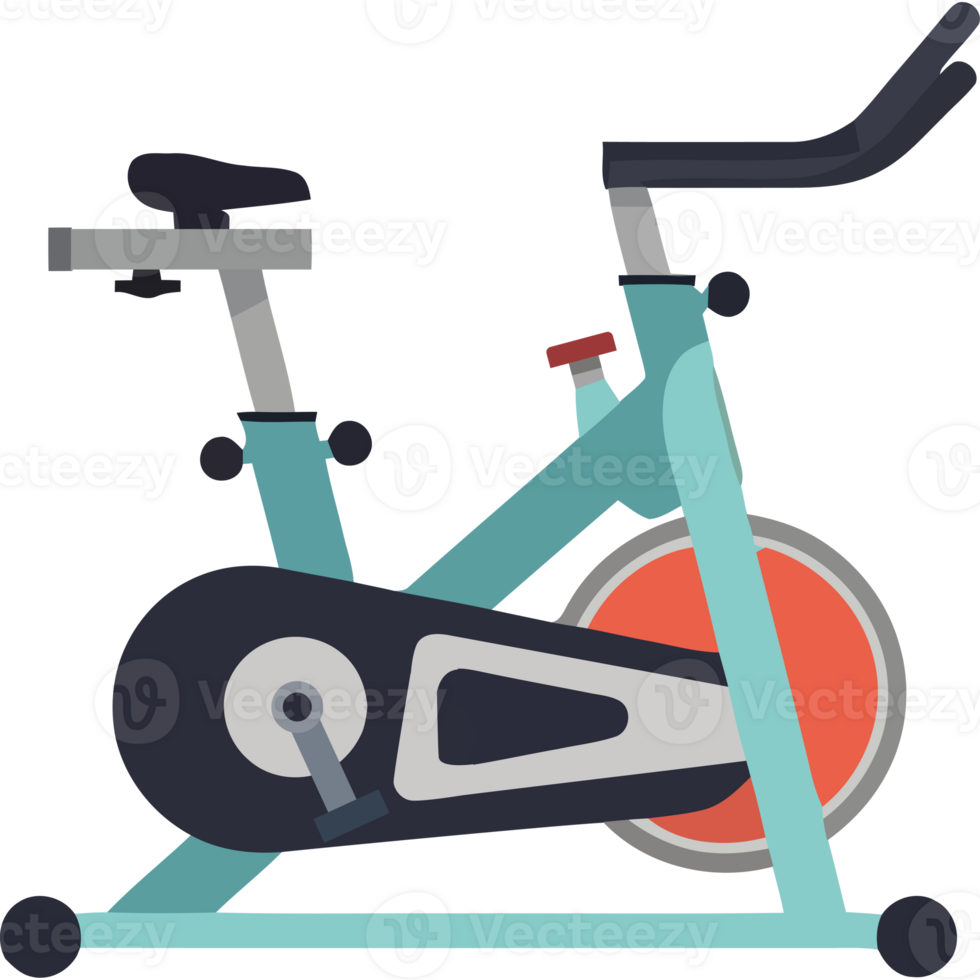 spinning bike icon symbolizes healthy lifestyle icon isolated png