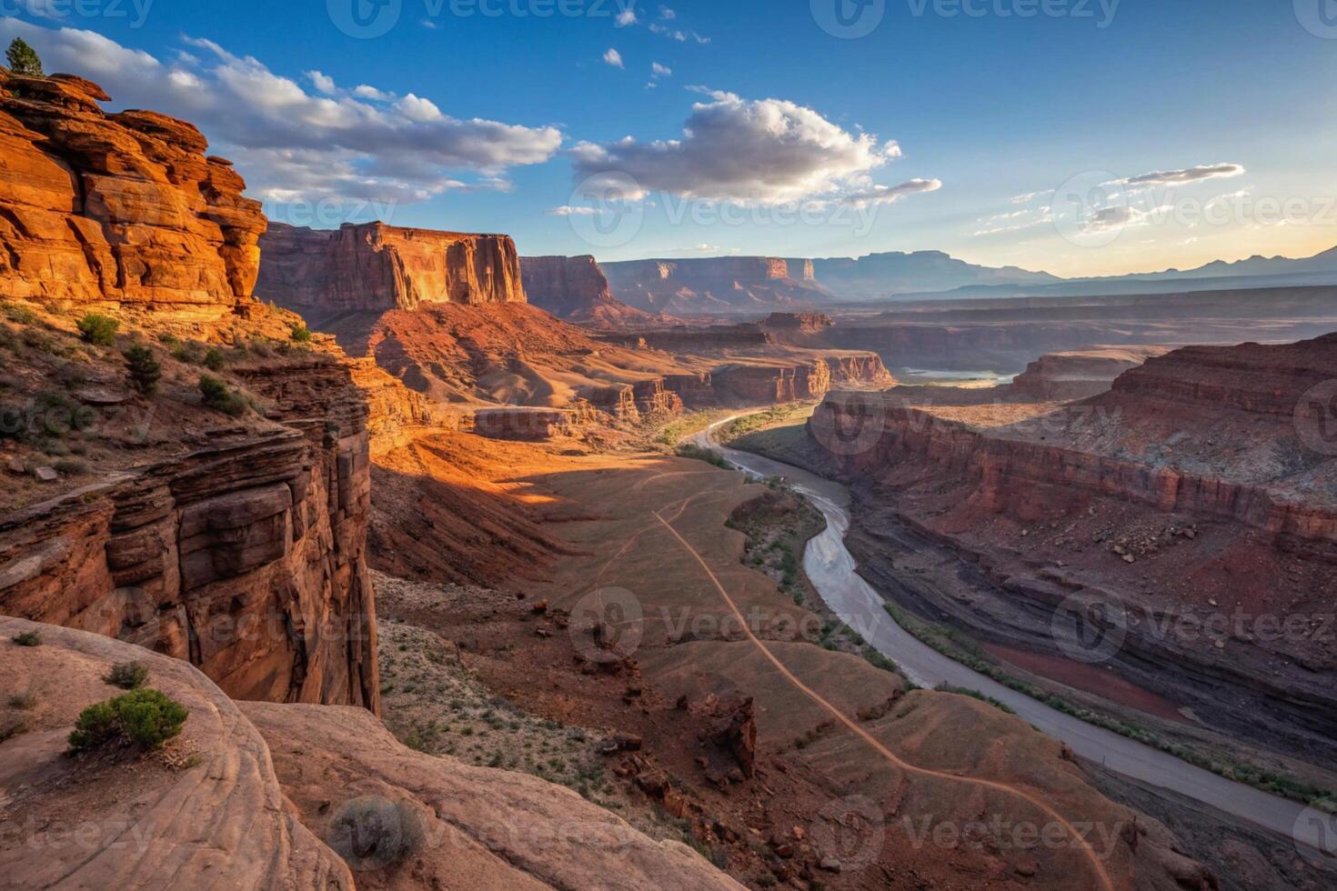 canyonlands with sunrise photo
