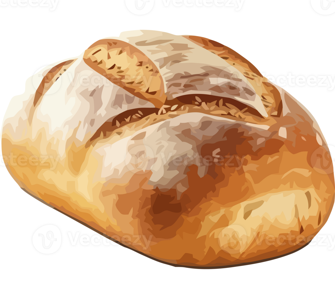 baked bread food icon isolated png