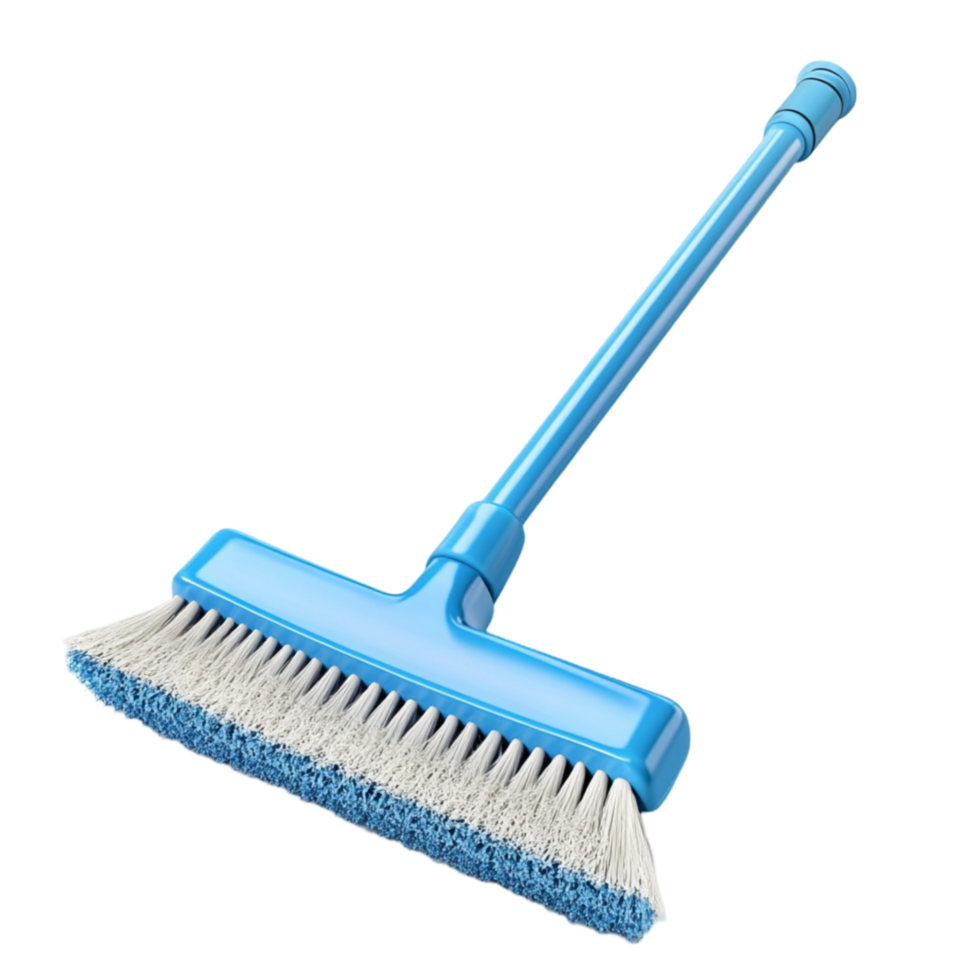 Blue Cleaning Brush Mop png