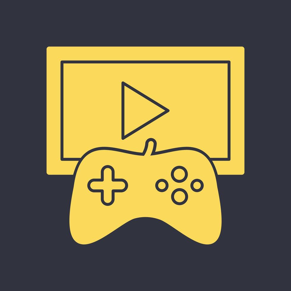 Gaming trendy glorious abstract illustration colorful useful design vector