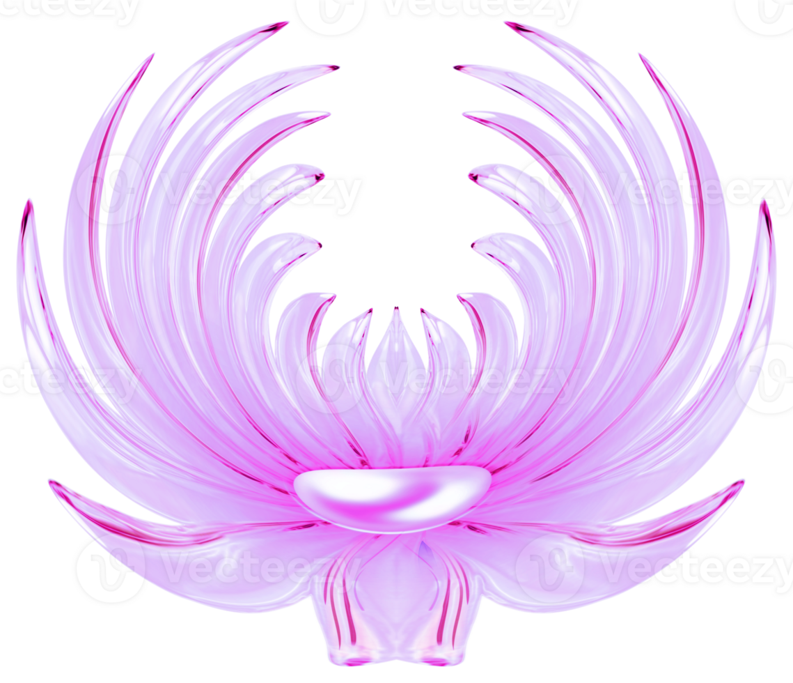 Abstract pink flower png