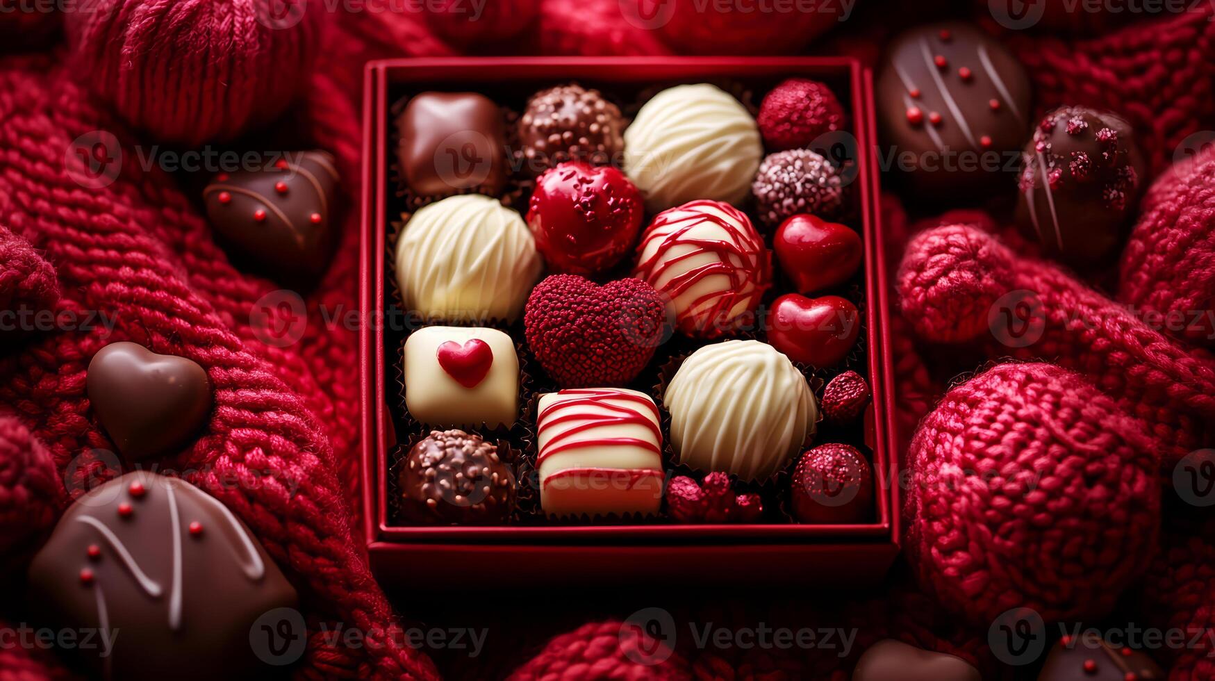 chocolates in a box photo