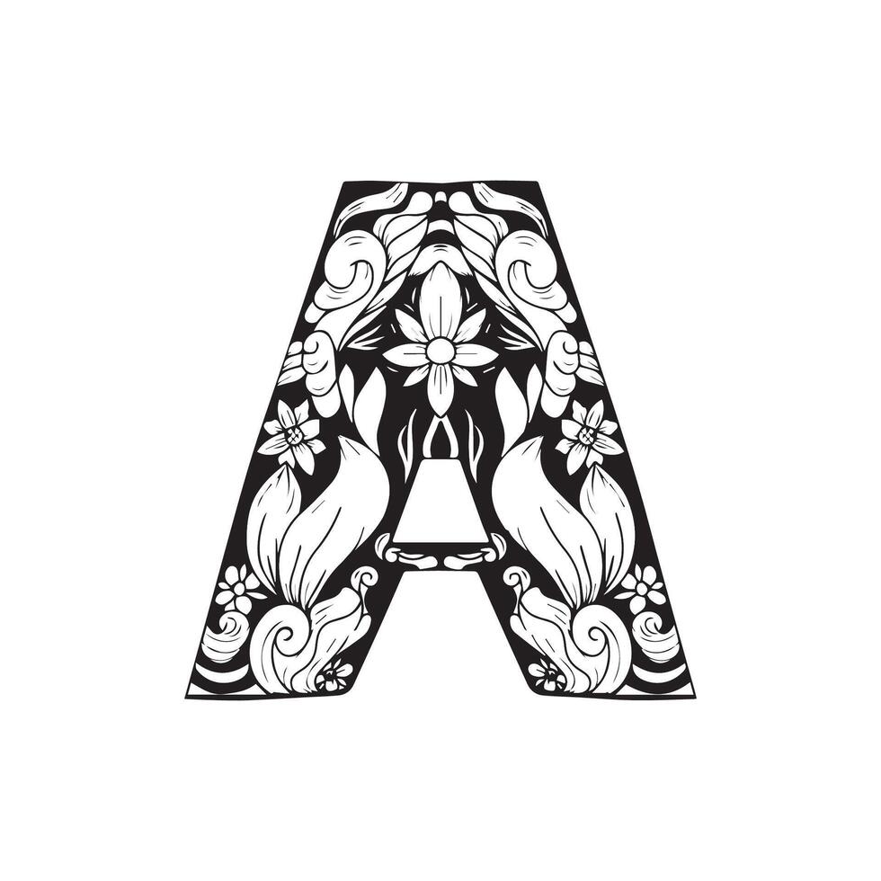 Letrer A art design eps 10, can use for Symbol and logo vector