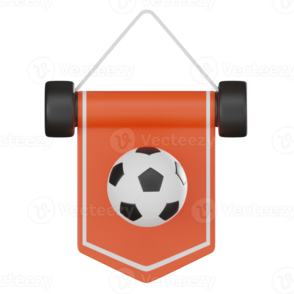 3D render, FC Flag and Render for Soccer Teams, Icon Illustration png